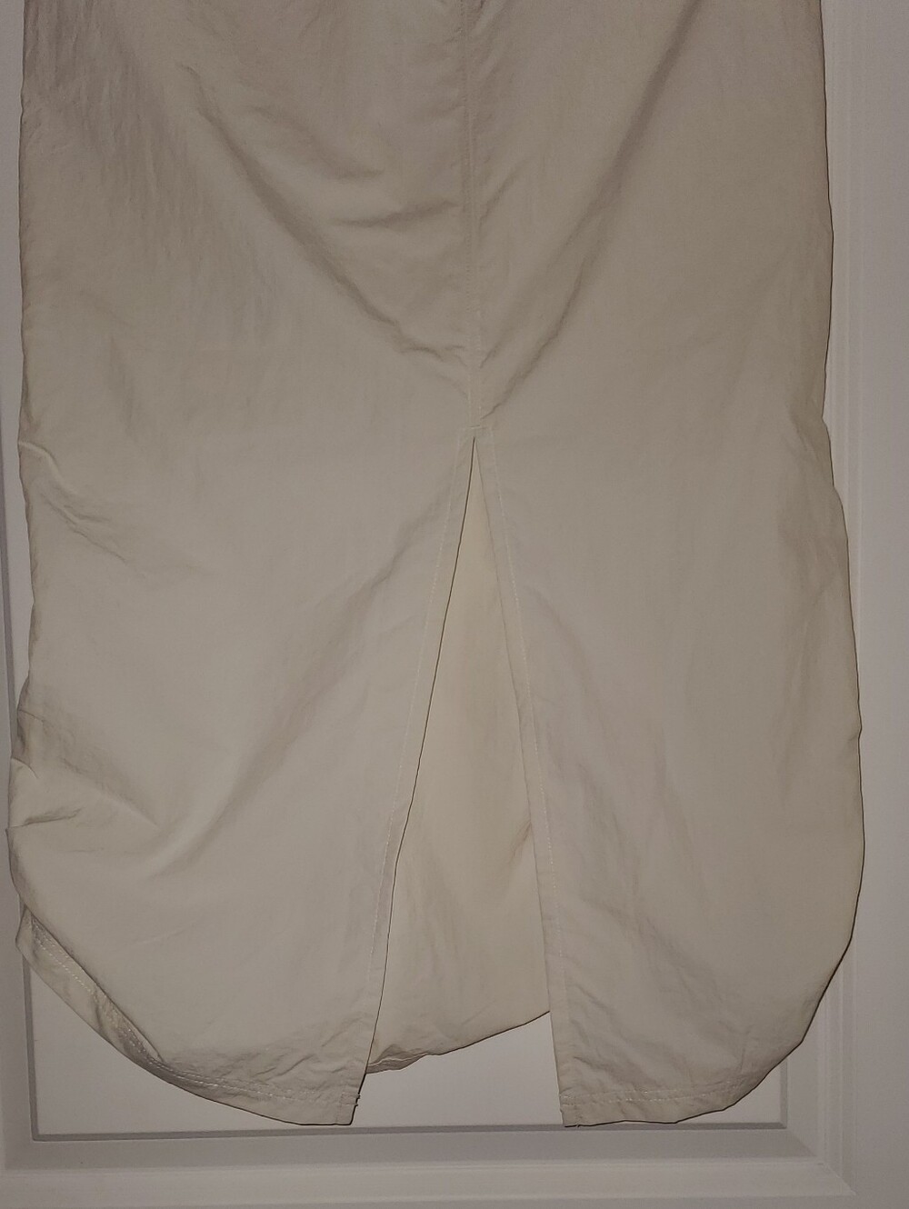Women's Champion XS Taslan Midi Cream Drawstring Utility Skirt - Picture 3 of 8
